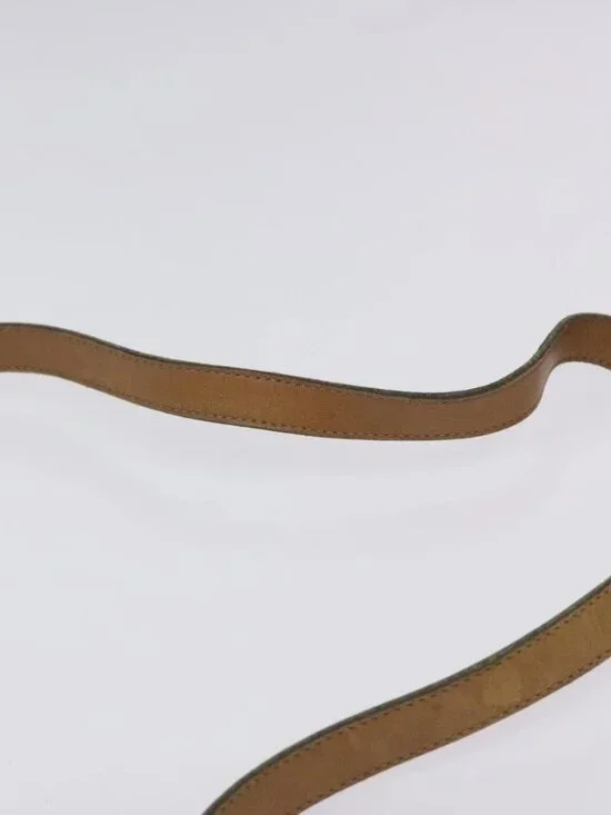 Christian Dior Honeycomb Canvas Shoulder Bag PVC Beige Gold Auth BA1892 - Picture 8 of 16